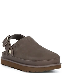 UGG® Goldenstar Villa Nubuck Suede Slingback Clogs