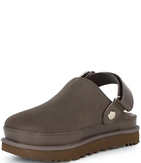 UGG® Goldenstar Villa Nubuck Suede Slingback Clogs