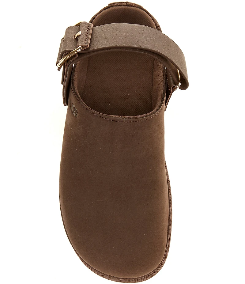 UGG® Goldenstar Villa Nubuck Suede Slingback Clogs