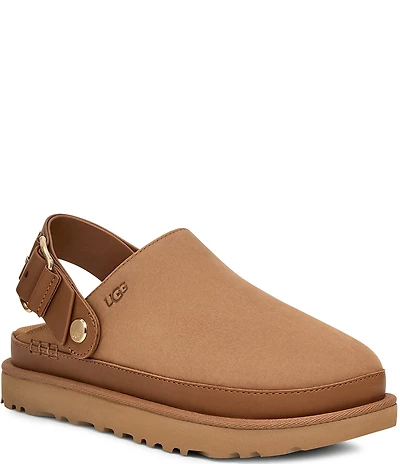 UGG® Goldenstar Villa Nubuck Suede Slingback Clogs
