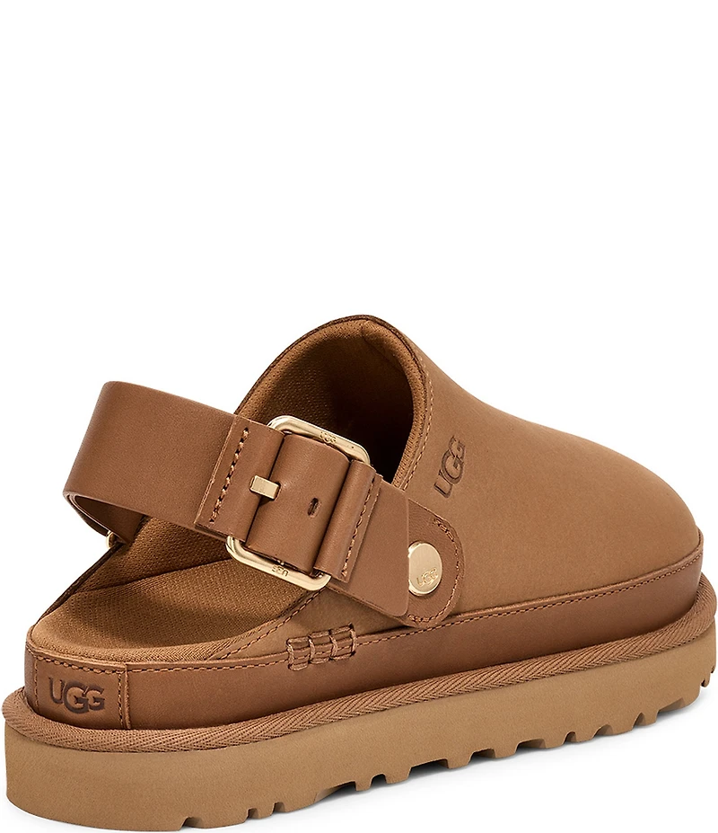 UGG® Goldenstar Villa Nubuck Suede Slingback Clogs