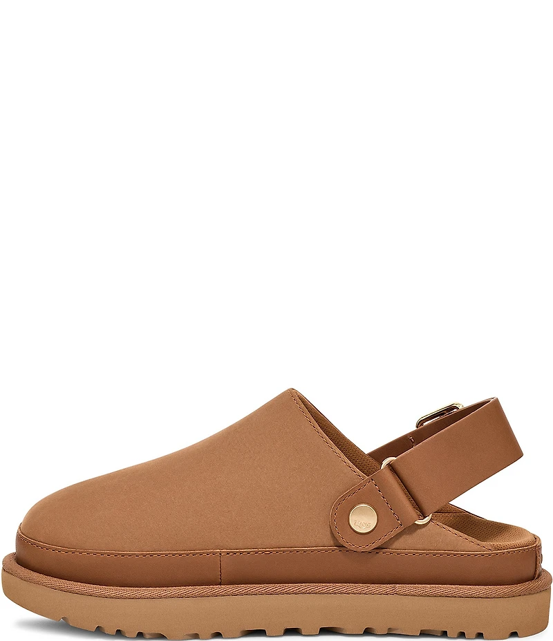 UGG® Goldenstar Villa Nubuck Suede Slingback Clogs