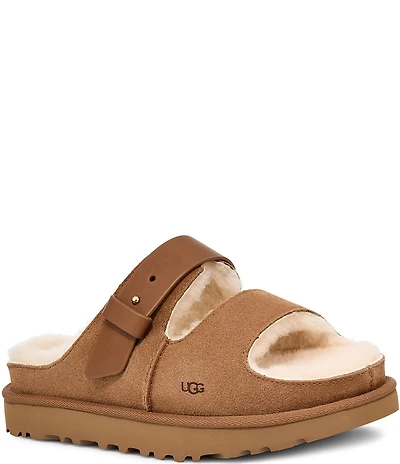 UGG Greenport Strap Suede Slide Sandals