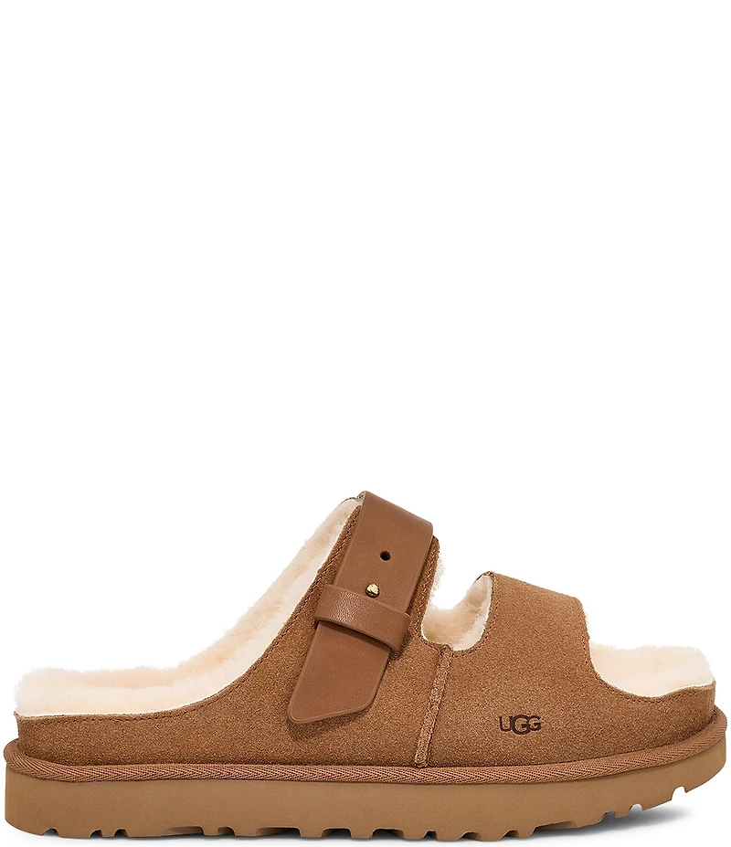 UGG Greenport Strap Suede Slide Sandals