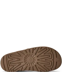 UGG Greenport Suede Cross Strap Platform Slide Sandals