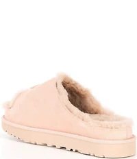 UGG Greenport Suede Platform Slide Sandals