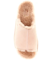 UGG Greenport Suede Platform Slide Sandals