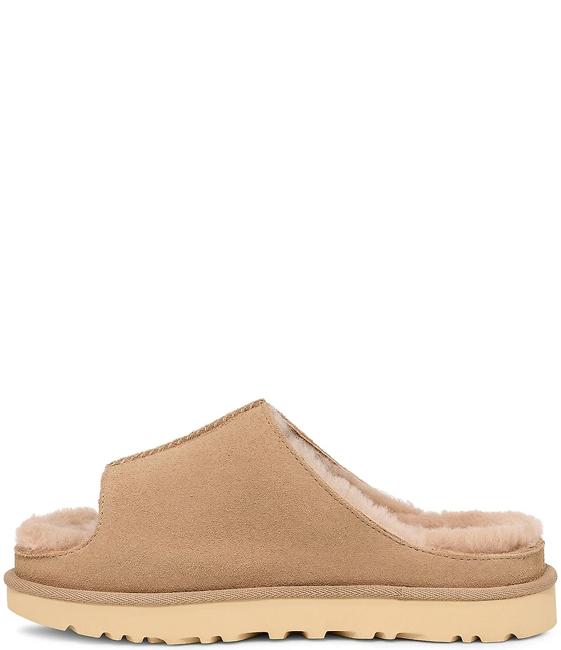 UGG Greenport Suede Platform Slide Sandals