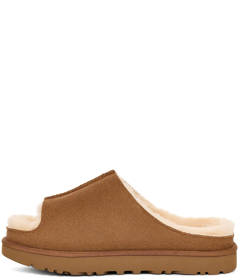 UGG Greenport Suede Platform Slide Sandals