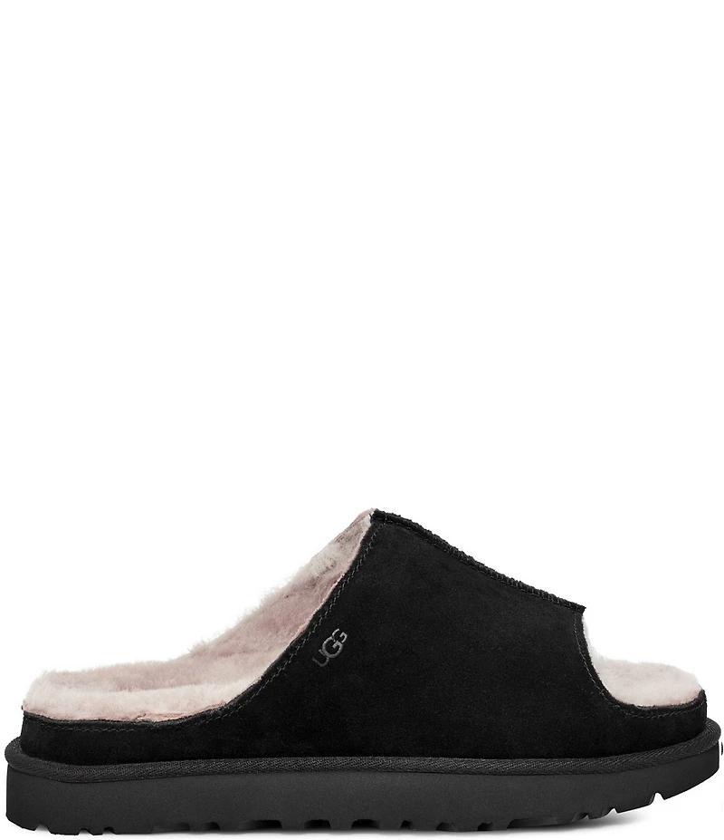 UGG Greenport Suede Platform Slide Sandals