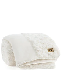 UGG Harlan Textured Patchwork Design Throw Blanket