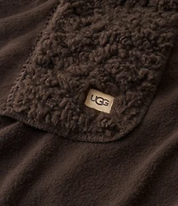 UGG Harlan Textured Patchwork Design Throw Blanket