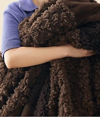 UGG Harlan Textured Patchwork Design Throw Blanket