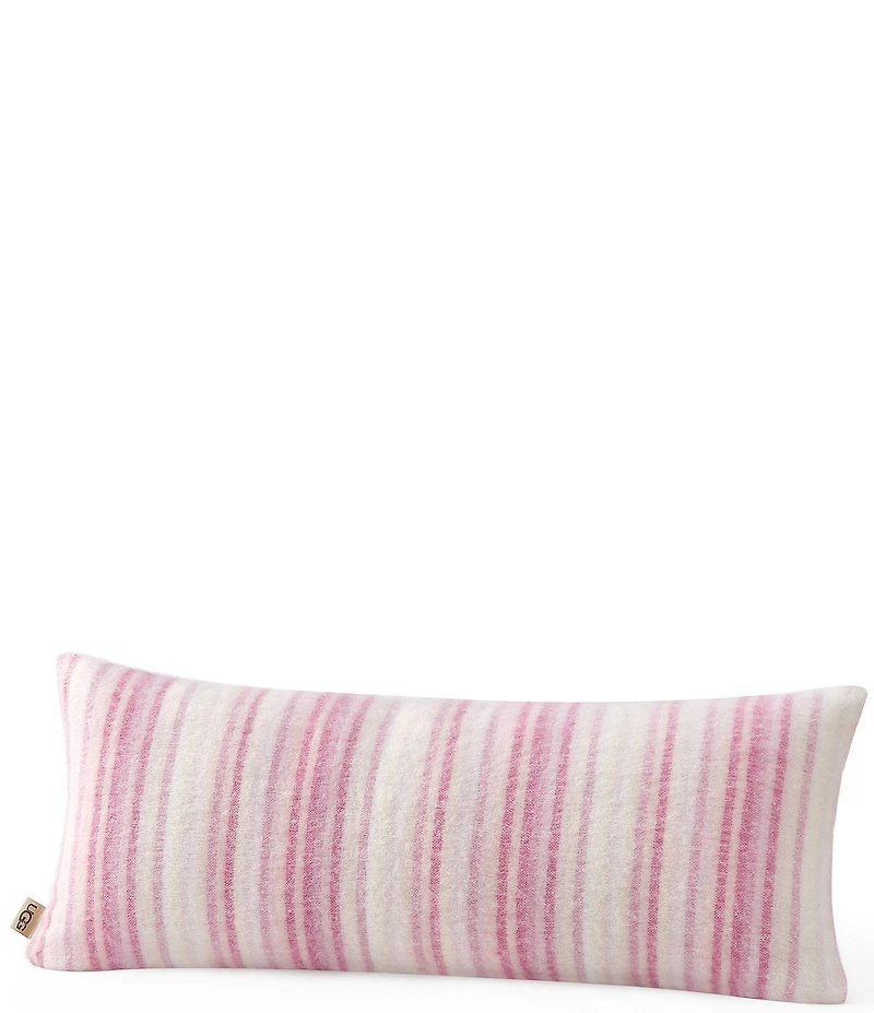 UGG Joana Mohair Striped Bolster Decorative Pillow