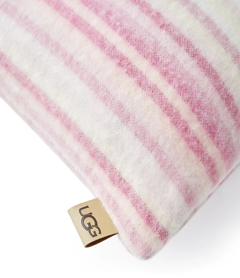 UGG Joana Mohair Striped Bolster Decorative Pillow