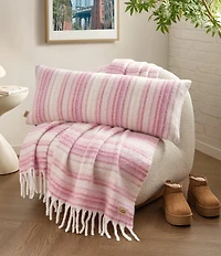 UGG Joana Mohair Striped Bolster Decorative Pillow