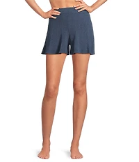 UGG Jodee Cozy Knit Lite Flowy High Waisted Coordinating Lounge Shorts
