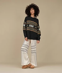 UGG Kaelan UGGisle Long Sleeve Crew Neck Fair Isle Sweater