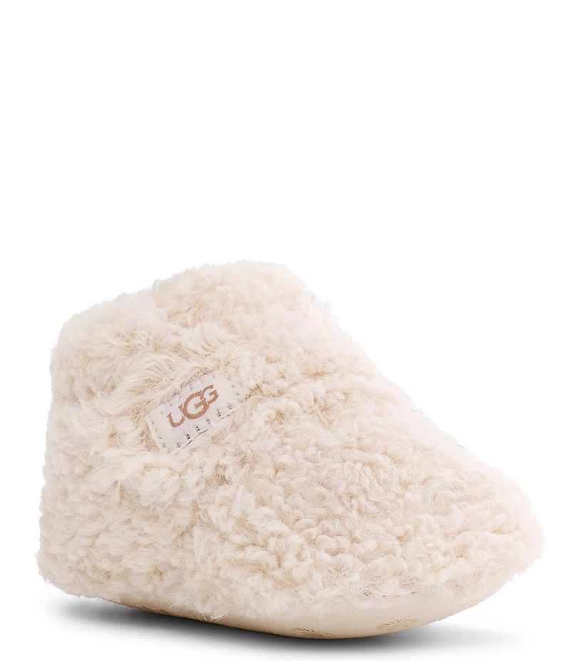 UGG Kids' Bixbee Curly Fur Crib Shoes (Infant)