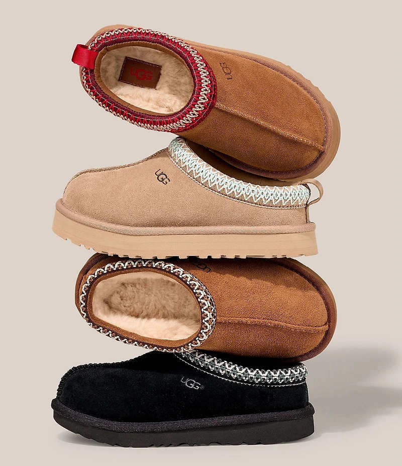 UGG Kids' Tazz Suede Family Matching Platform Clog Slippers (Youth)