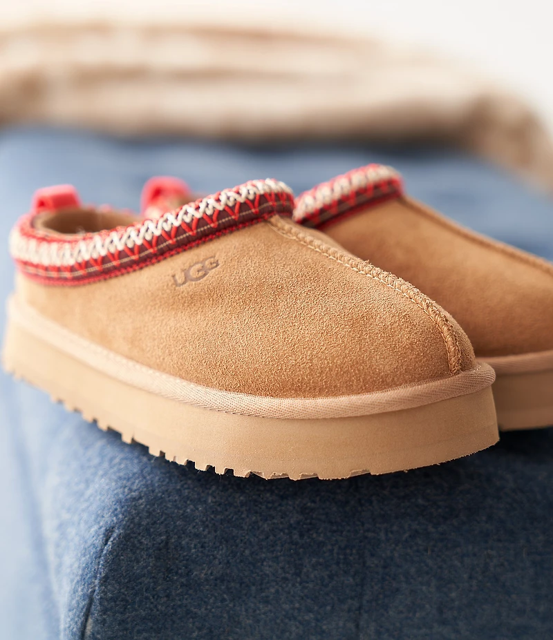 UGG Kids' Tazz Suede Family Matching Platform Clog Slippers (Youth)