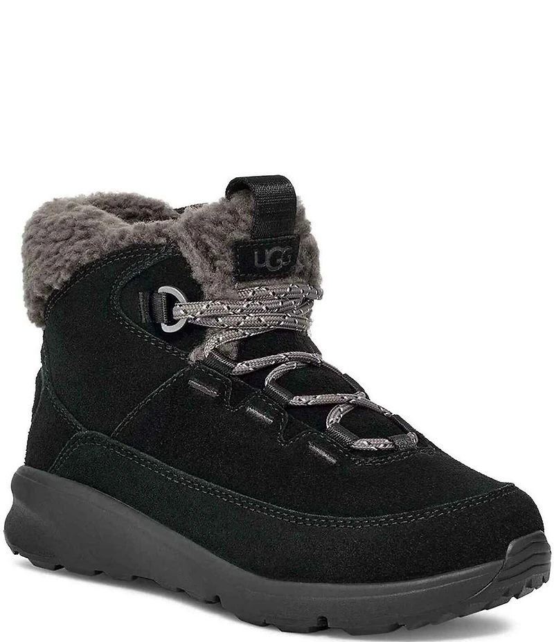 UGG Kid's TerreTrail Cozy Lace Waterproof Suede Family Matching Winter Boots (Youth)