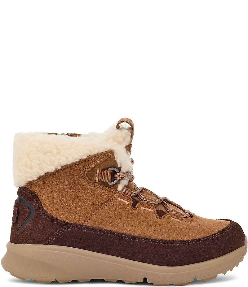 UGG Kid's TerreTrail Cozy Lace Waterproof Suede Family Matching Winter Boots (Youth)