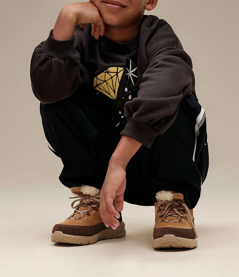 UGG Kid's TerreTrail Cozy Lace Waterproof Suede Family Matching Winter Boots (Youth)