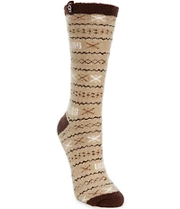 UGG Leslie Graphic Fairisle Crew Socks