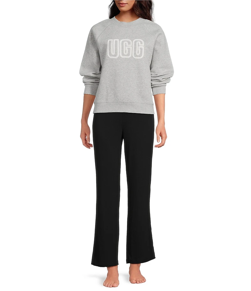 UGG Logo Long Sleeve Crew Neck Sweatshirt