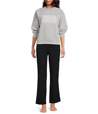 UGG Logo Long Sleeve Crew Neck Sweatshirt