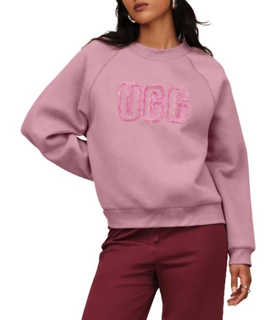 UGG Logo Long Sleeve Crew Neck Sweatshirt