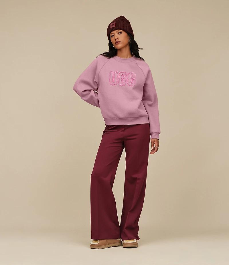 UGG Logo Long Sleeve Crew Neck Sweatshirt
