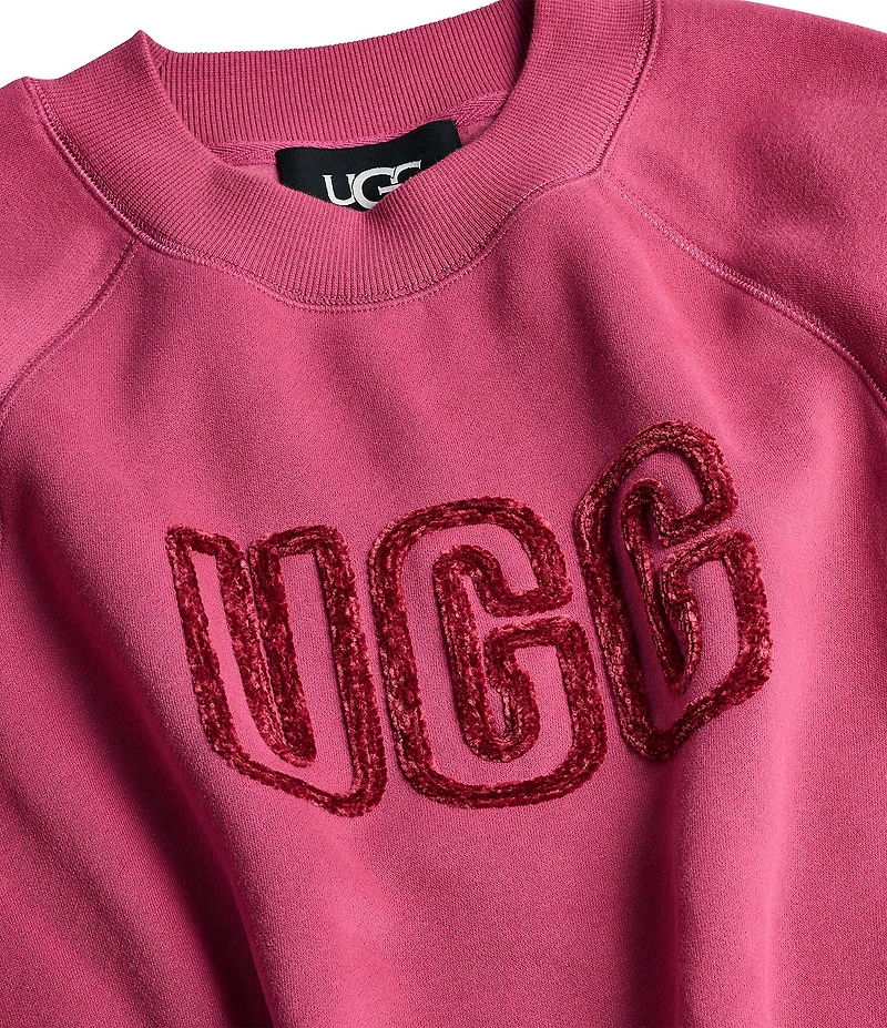 UGG Coordinating Logo Long Sleeve Crew Neck Sweatshirt