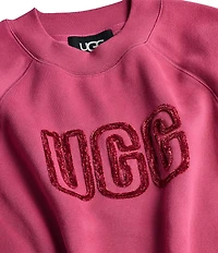 UGG Coordinating Logo Long Sleeve Crew Neck Sweatshirt