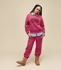 UGG Coordinating Logo Long Sleeve Crew Neck Sweatshirt
