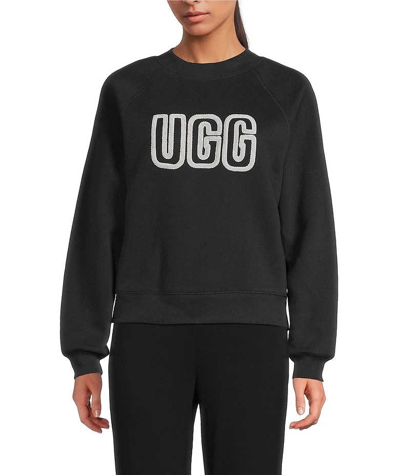 UGG Logo Long Sleeve Crew Neck Sweatshirt