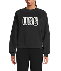 UGG Logo Long Sleeve Crew Neck Sweatshirt