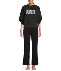 UGG Logo Long Sleeve Crew Neck Sweatshirt