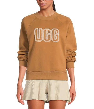 UGG Logo Long Sleeve Crew Neck Sweatshirt