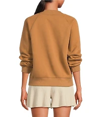 UGG Logo Long Sleeve Crew Neck Sweatshirt