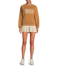 UGG Logo Long Sleeve Crew Neck Sweatshirt