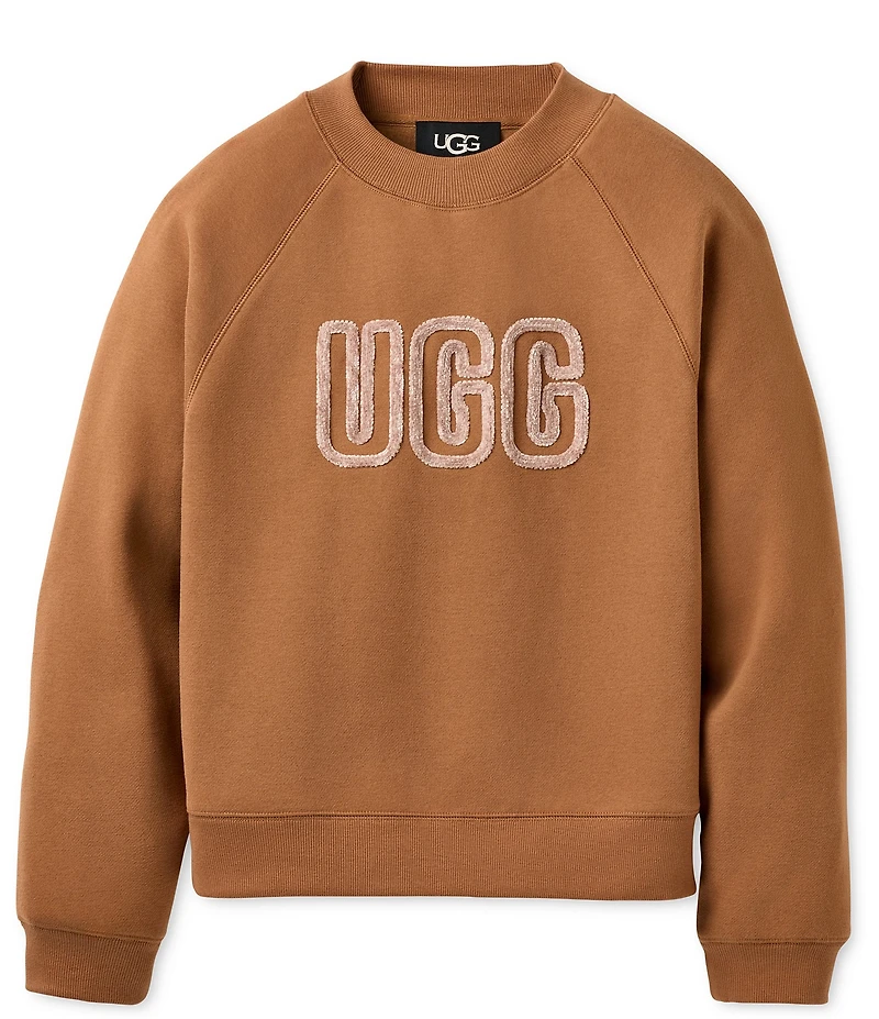 UGG Logo Long Sleeve Crew Neck Sweatshirt