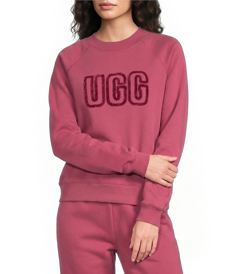 UGG Coordinating Logo Long Sleeve Crew Neck Sweatshirt