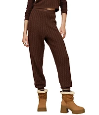 UGG Lorelai Cable Knit Whipstitch Coordinating Lounge Pants
