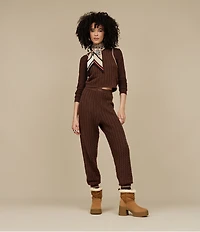 UGG Lorelai Cable Knit Whipstitch Coordinating Lounge Pants