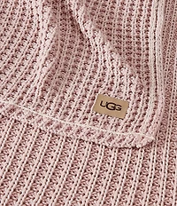 UGG Luna Waffle Knit Throw Blanket