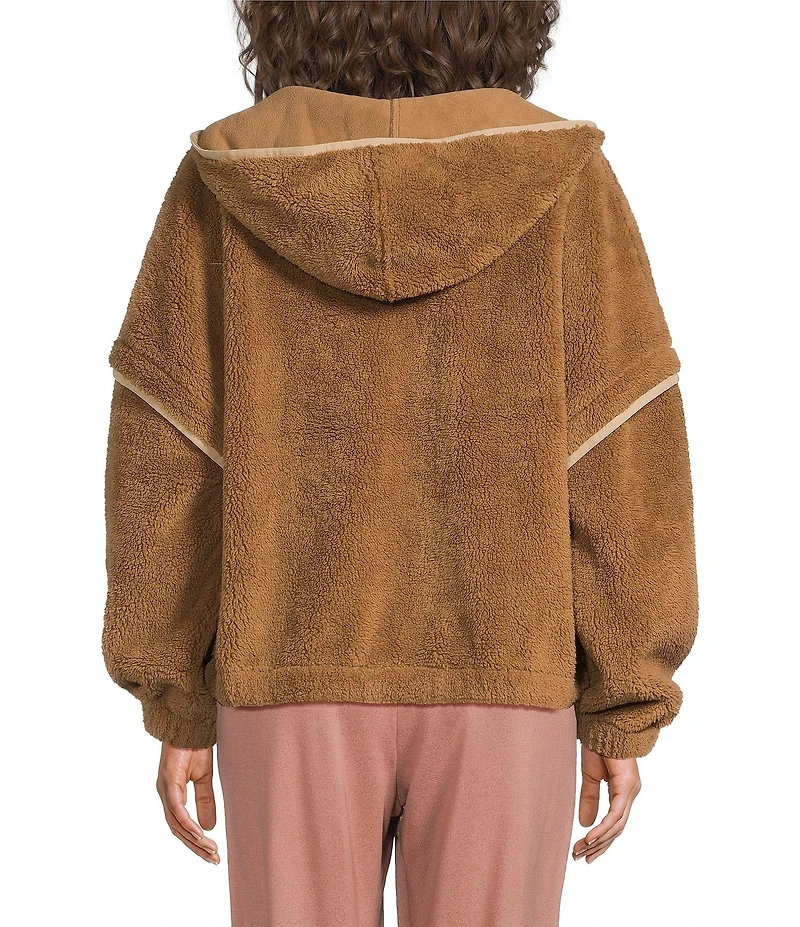 UGG Mariella UGGFluff Long Sleeve Zip-Front Hoodie
