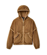 UGG Mariella UGGFluff Long Sleeve Zip-Front Hoodie