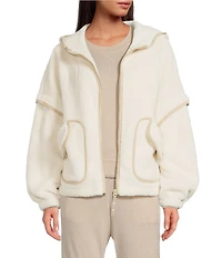 UGG Mariella UGGFluff Long Sleeve Zip-Front Hoodie